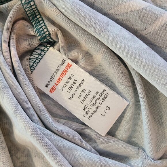 Midnight Baker Intimate Strappy Tank Top Sleepwear Coverup NEW sz Large - Picture 7 of 8